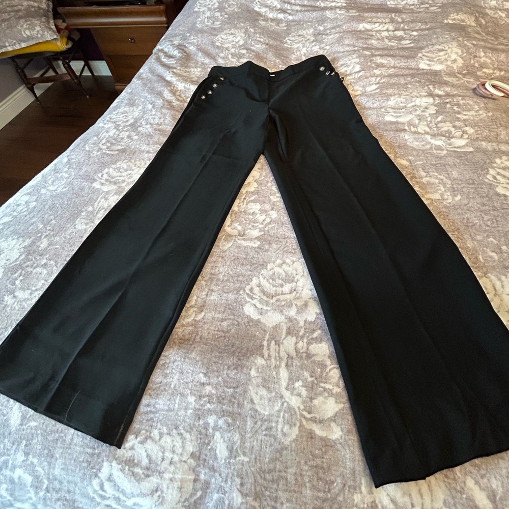 Elegant Black Wide Leg Pants